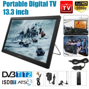 Télévision de voiture portable 13.3