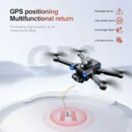 Drone RC GPS S136 Max, caméra HD 4K pour touristes, photographie professionnelle, évitement d'obstacles, hélicoptère sans balais, quadrirotor pliable 3