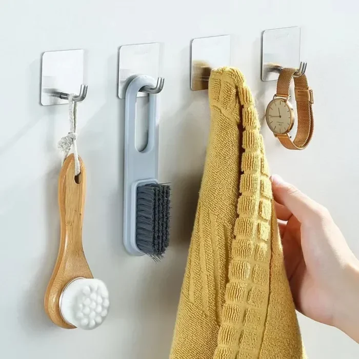 Crochets muraux inox multifonctions – 3 pièces 4
