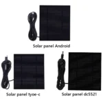 Chargeur de panneau solaire USB étanche 2