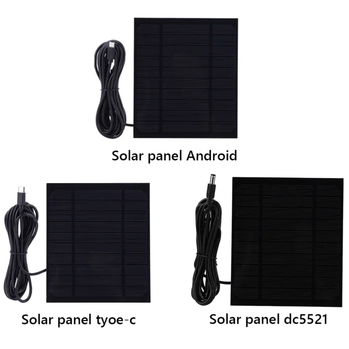 Chargeur de panneau solaire USB étanche 2
