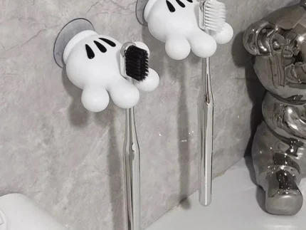 Porte-brosse à dents avec l'hypothèse de main de dessin animé 2