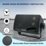 Haut parleurs extérieurs passifs, filaires, étanches, 3.5 W 5