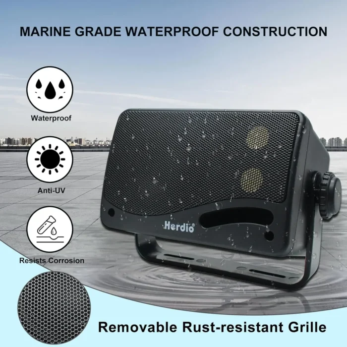 Haut parleurs extérieurs passifs, filaires, étanches, 3.5 W 5