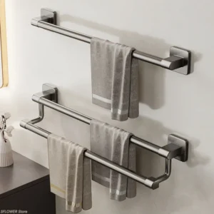 Porte-serviettes mural aluminium T1