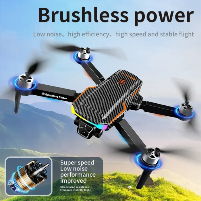 Drone professionnel à cardan 3 axes HD pliable 3