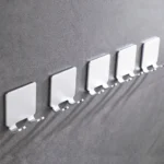 Porte-rasoir mural en aluminium polyvalent 4