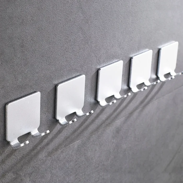 Porte-rasoir mural en aluminium polyvalent 4