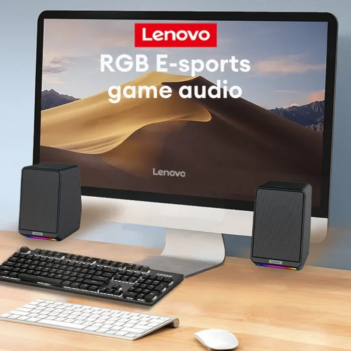 Haut réside bureau filaires TS38, barre de son pour ordinateur, PC, haut-parleurs stéréo USB, musique surround, haut-parleurs de jeu, 3.5mm 3
