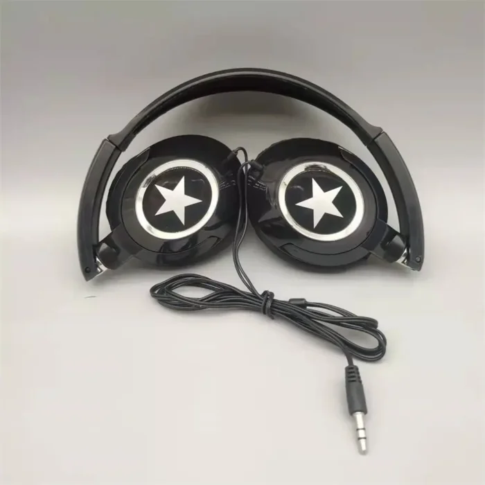 Casque de musique stéréo filaire réglable 5