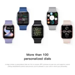 Montre connectée noir pour hommes et femmes 3