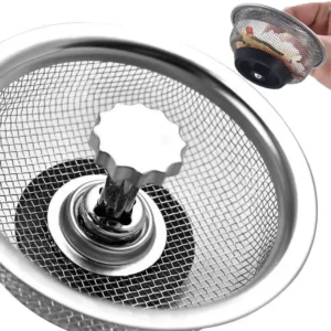 Crépine inox évier