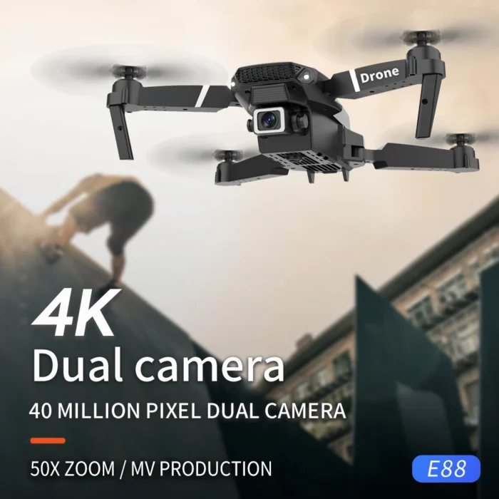 Drone E88 Pro avec WIFI et FPV 4