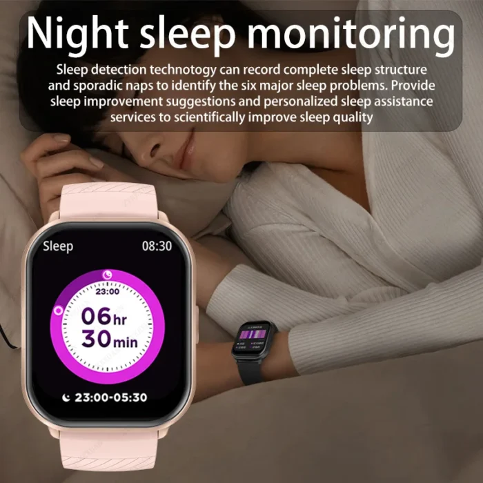 Montre intelligente de sport pour hommes et femmes 5