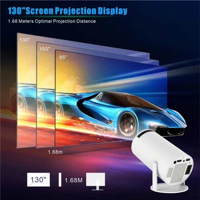 Projecteur HY300 Pro Plus LED Android 4K 5