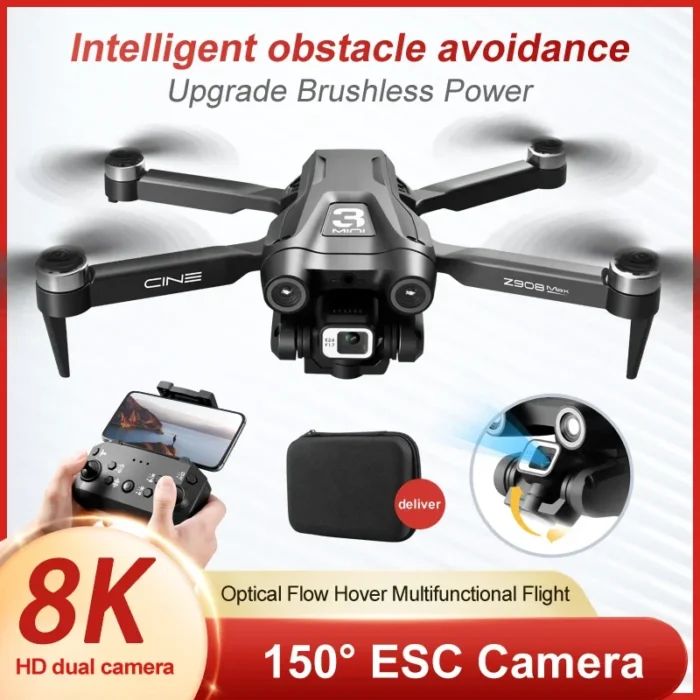 Drone professionnel Z908Pro Max pour touristes 3