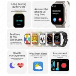 Montre intelligente de sport pour hommes et femmes 2