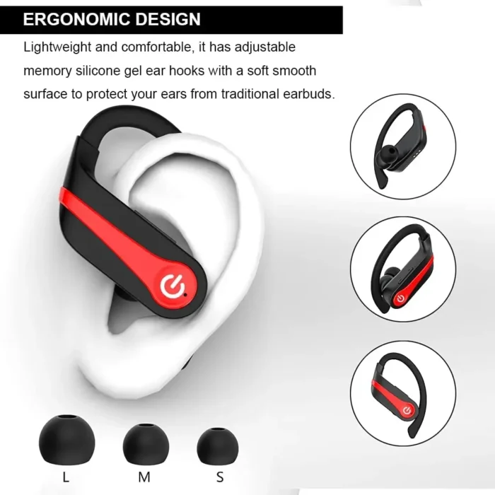 Casque Bluetooth sans fil à longue portée, casque OWS, écouteurs ouverts, conduction Sophia, musique sportive, haute qualité, Q20 5