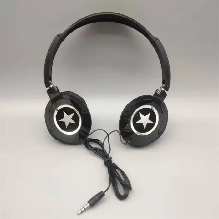 Casque de musique stéréo filaire réglable 6
