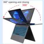N-ONE Nbook Plus 14.1 pouces Ordinateur Portable Windows 11 Pro Écran Tactile Intel N100 16 Go DDR4/512 Go M.2 SSD 1920*1080p 360 ° Ordinateur Pliant 3