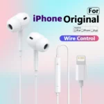 Écouteurs filaires intra-auriculaires d'origine pour iPhone, écouteurs pour iPhone 14, 13, 12, 11 Pro Max, Mini 8, 7, 6s Plus, X, XS, Poly SE 1