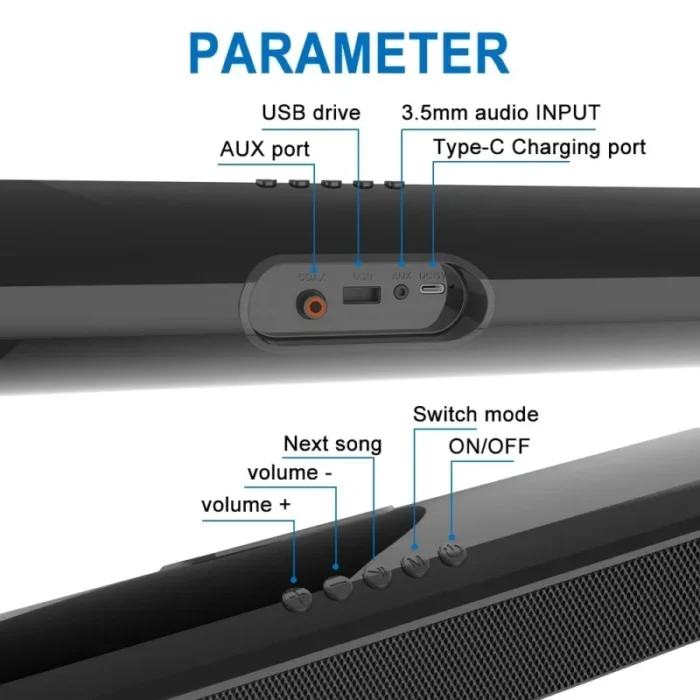 Haut-parleur Bluetooth version TV pour ordinateur 6