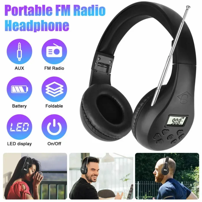 Récepteur radio FM pour conférence et interprétation simultanée, casque stéréo, écouteurs, sauna, téléphone 1