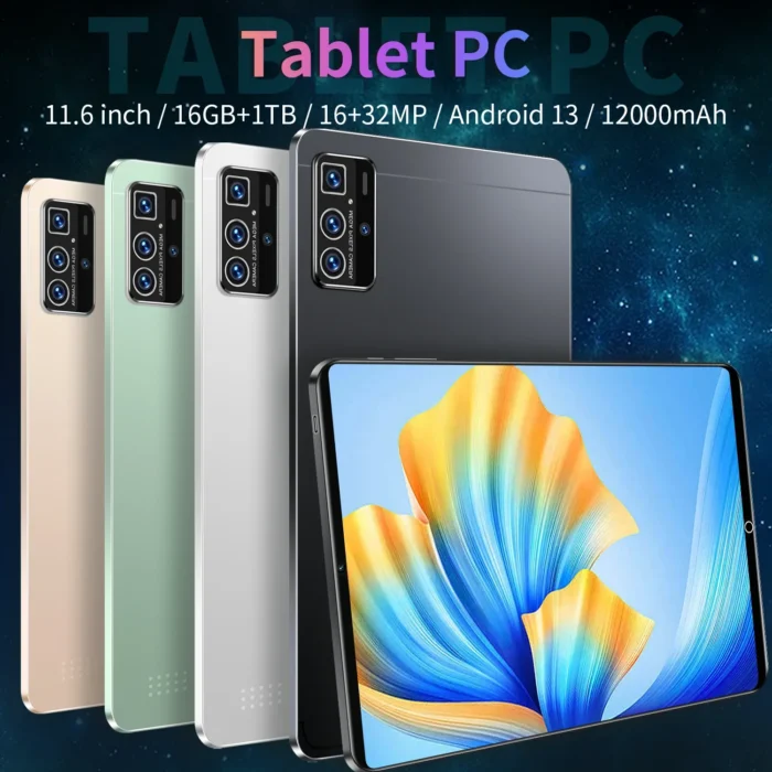 Tablette 5G Android 2024, 16Go, 1To 2