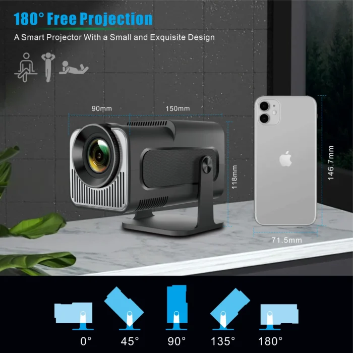 Mini Projecteur HY320 Natif 720P 6