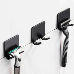 Porte-rasoir mural en aluminium