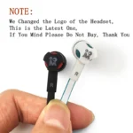 Écouteurs filaires avec microphone pour Samsung, casque de sport, style nouilles, écouteurs extra basses, 3.5mm 6