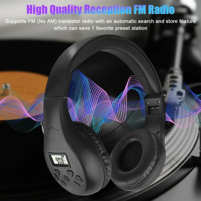 Récepteur radio FM pour conférence et interprétation simultanée, casque stéréo, écouteurs, sauna, téléphone 2