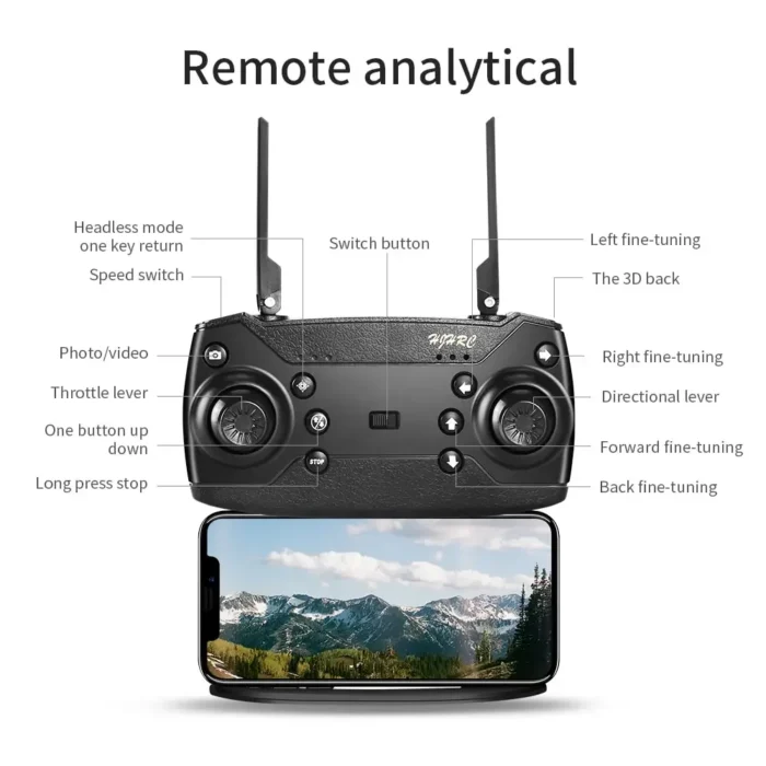 Drone avec caméra grand angle 4K 6