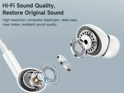 Écouteurs filaires intra-auriculaires d'origine pour iPhone, écouteurs pour iPhone 14, 13, 12, 11 Pro Max, Mini 8, 7, 6s Plus, X, XS, Poly SE 2
