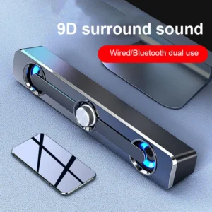 Barre de son résiliaire USB Bluetooth