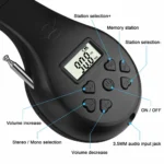 Récepteur radio FM pour conférence et interprétation simultanée, casque stéréo, écouteurs, sauna, téléphone 4