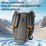 Drone professionnel à cardan 3 axes HD pliable 4