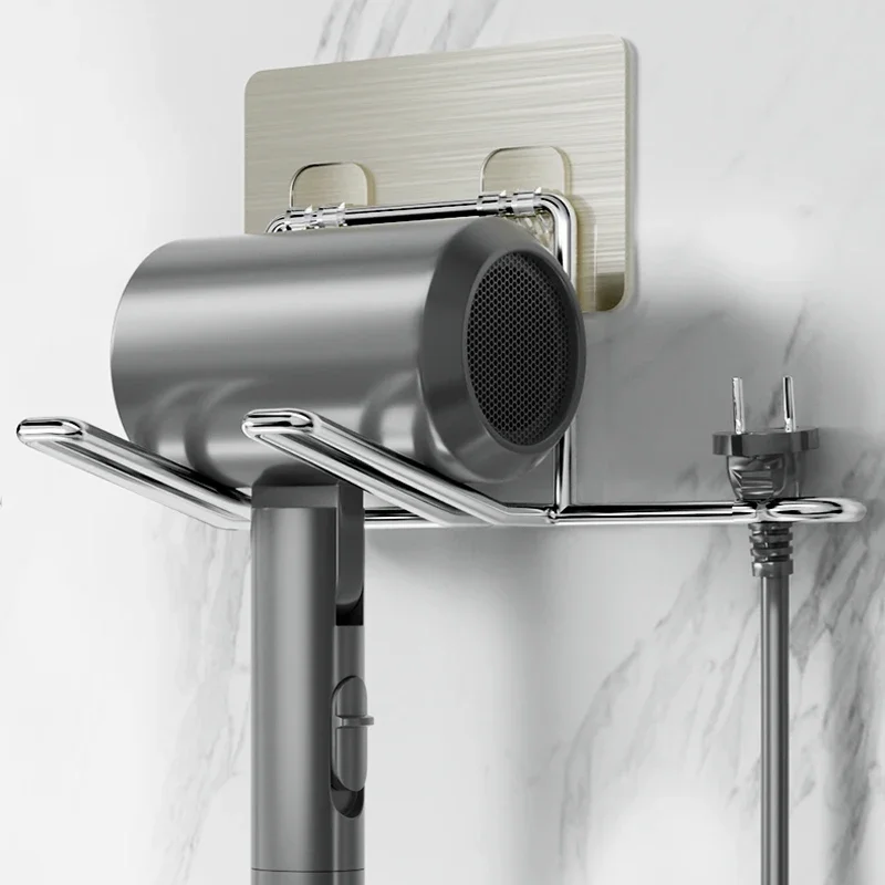 Support sèche-cheveux mural inox T1 1