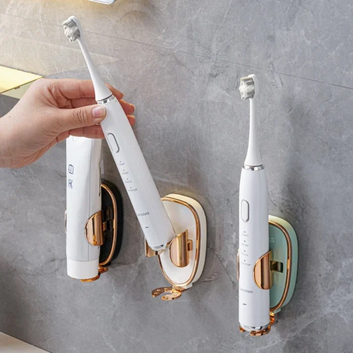 Porte-brosse à dents électrique mural pour adultes 2