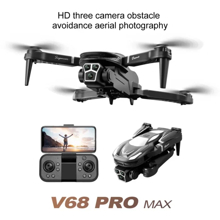 Drone V68 populaire avec plusieurs batteries 1
