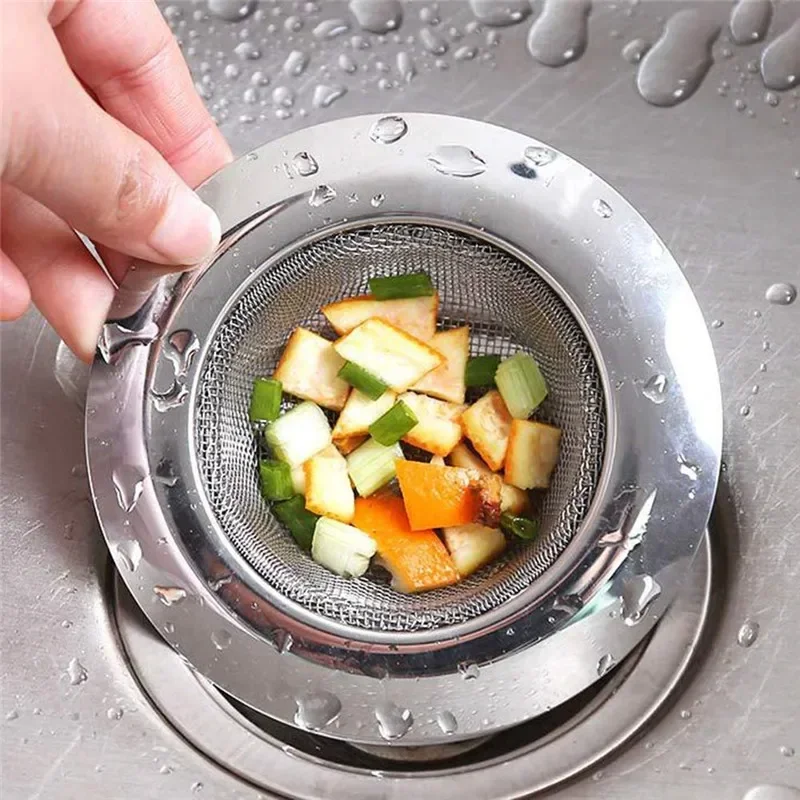 Crépine inox évier cuisine déchets 1