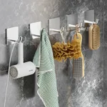 Crochets muraux inox multifonctions – 3 pièces 2