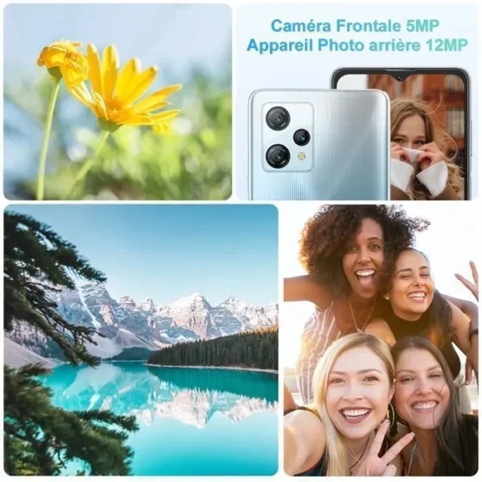 Smartphone Android 12 Téléphone Portable 4G GPS 3