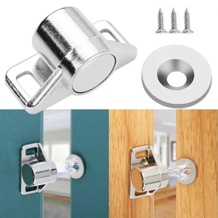 Loquet de porte d'armoire magnétique 1