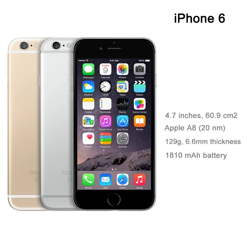 APPLE-Authentique smartphone iPhone 6 débloqué 1