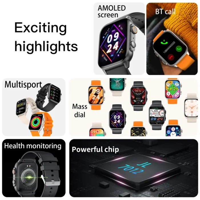 Montre connectée Apple Ultra Smart Series 8 pour homme et femme 2