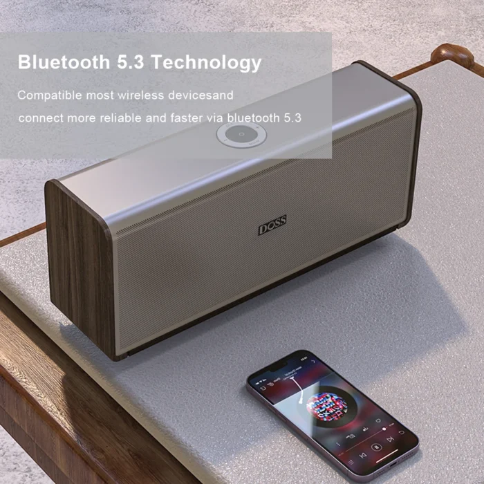 Haut-parleur sans fil Bluetooth 5.3, son injuste 80W 3