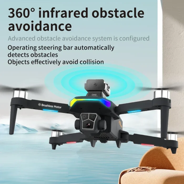 Drone professionnel à cardan 3 axes HD pliable 5