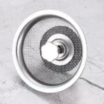 Crépine inox évier/douche anti-cheveux 3